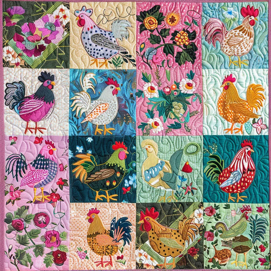 Chicken TAI030524020 Quilt Blanket