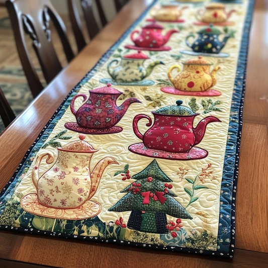 Teapot TAI041024281 Quilted Table Runner