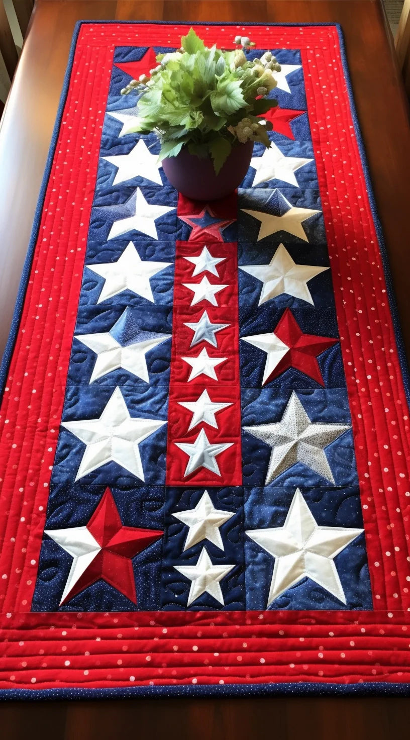 Star TAI260224452 Quilted Table Runner