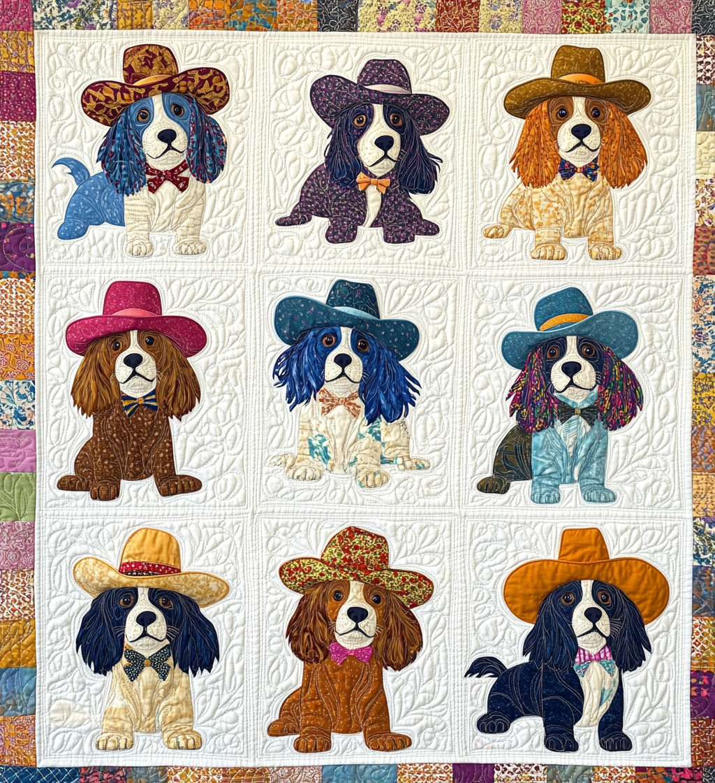 Cowboy Cavalier DAI241224365 Quilt Blanket