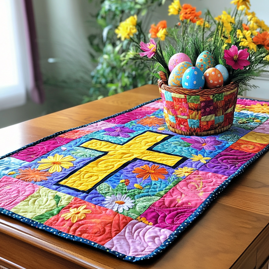 Easter Cross DAI190225303 Quilted Table Runner