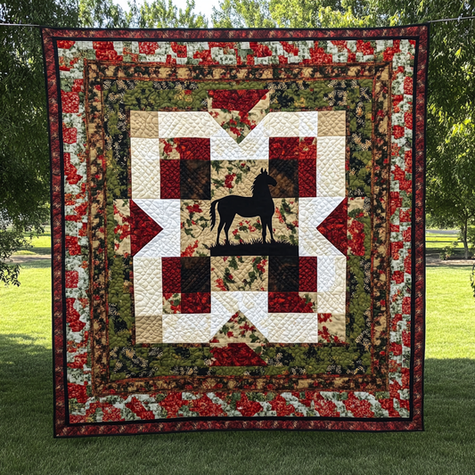 Horse TAI151024447 Quilt Blanket