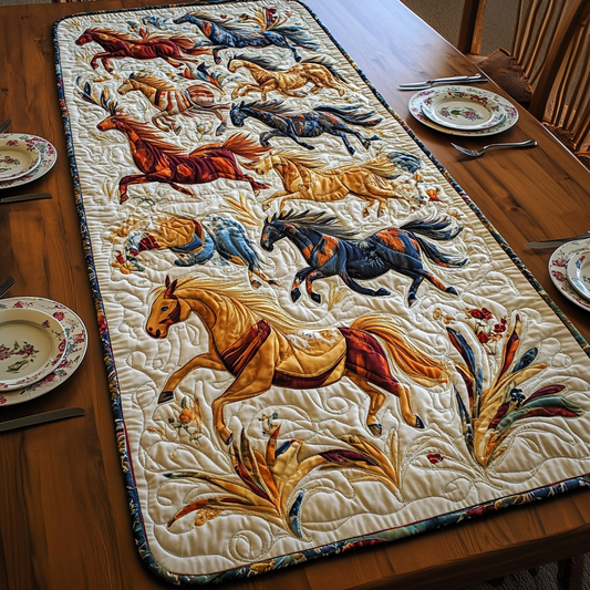 Horse TAI021024206 Quilted Table Runner