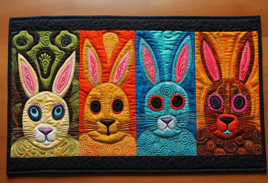 Rabbit TAI020324089 Quilted Placemats