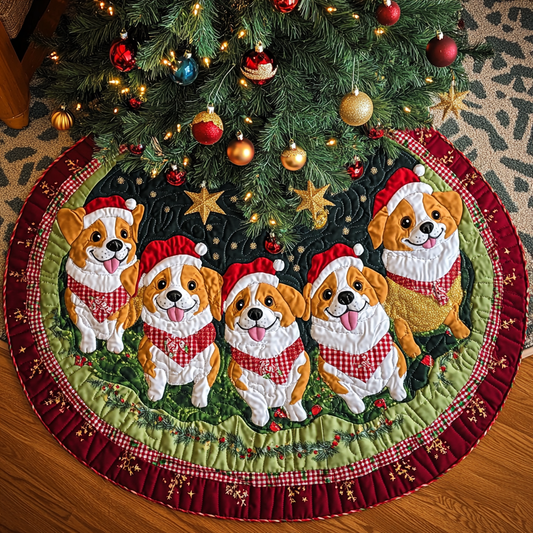 Corgi TAI041024193 Quilted Tree Skirt