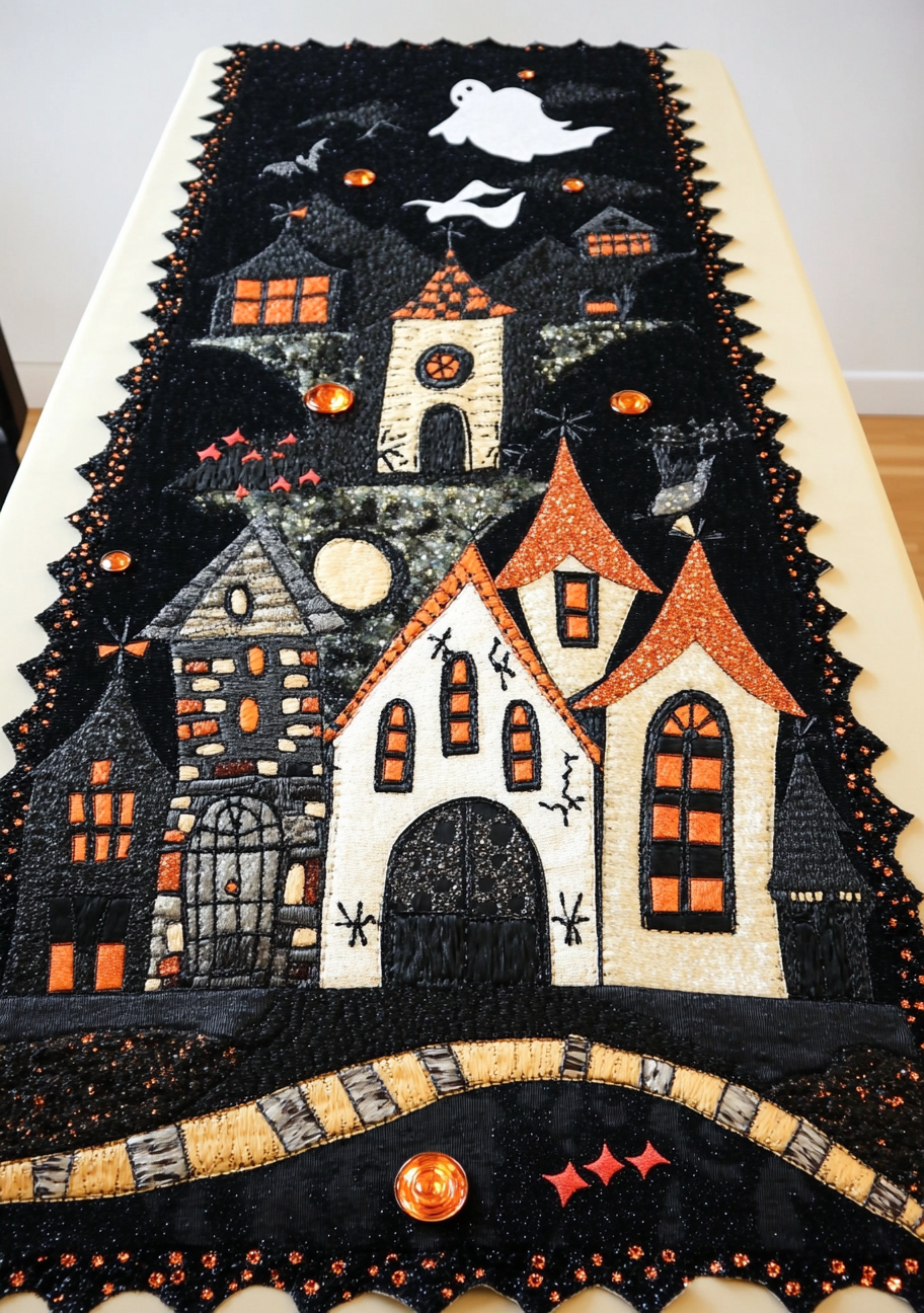 Halloween TAI040924383 Quilted Table Runner