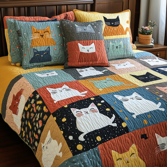 Cat DAI190824286 Quilt Bedding Set