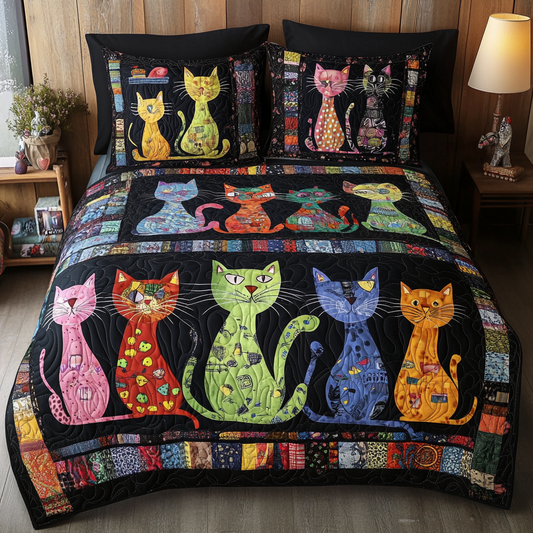 Cat TAI181024096 Quilt Bedding Set