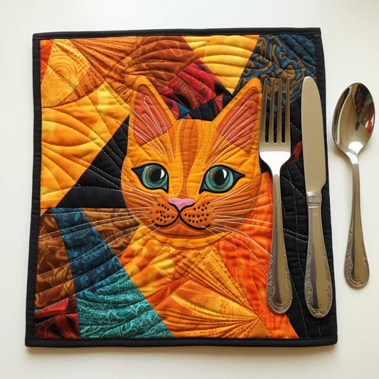 Cat TAI30112318 Quilted Placemats