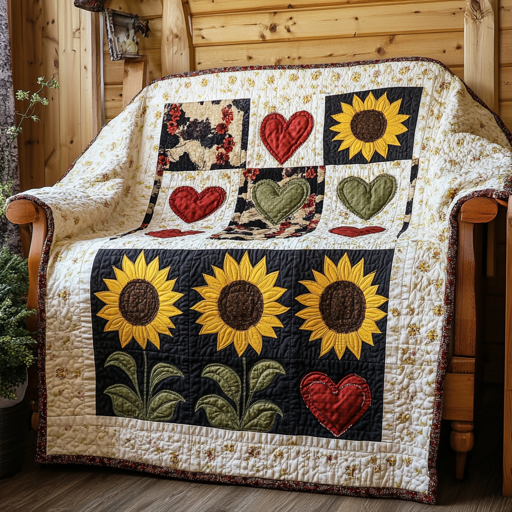 Sunflower DAI190824041 Quilt Blanket