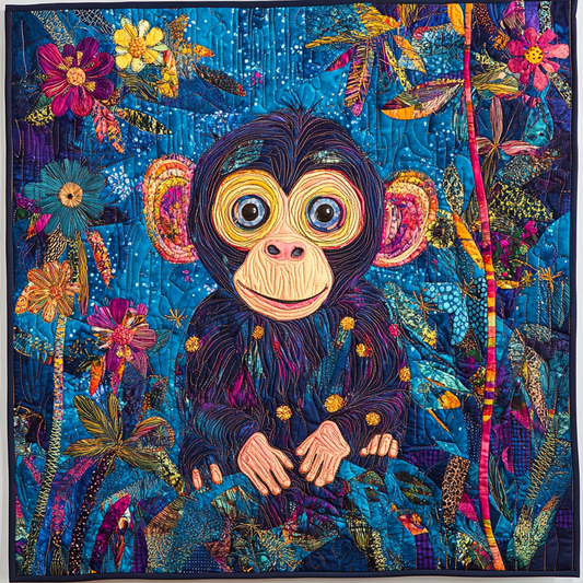 Monkey DAI301224014 Quilt Blanket