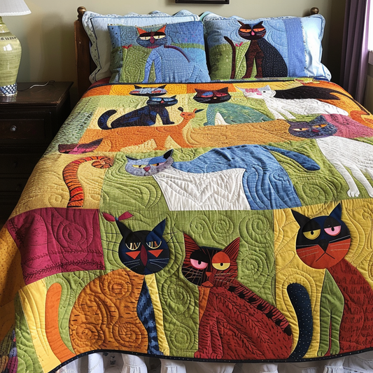 Cat TAI260924005 Quilt Bedding Set