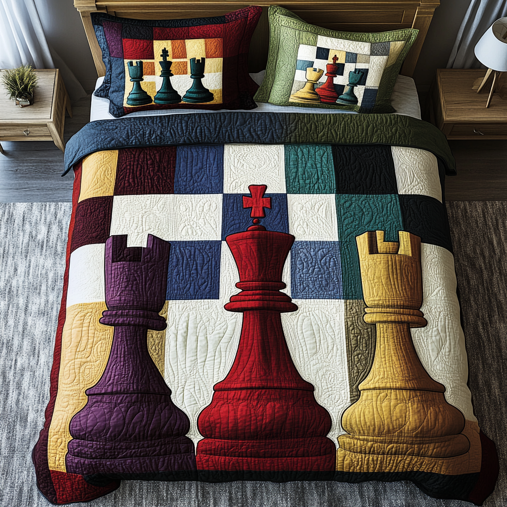 Chess DAI301224251 Quilt Bedding Set