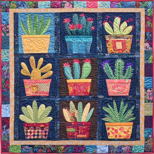 Cactus TAI080824146 Quilt Blanket