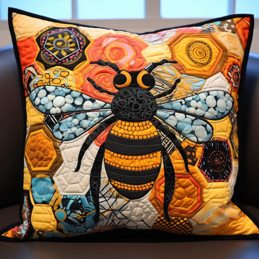 Bee TAI060324111 Quilted Pillow Case