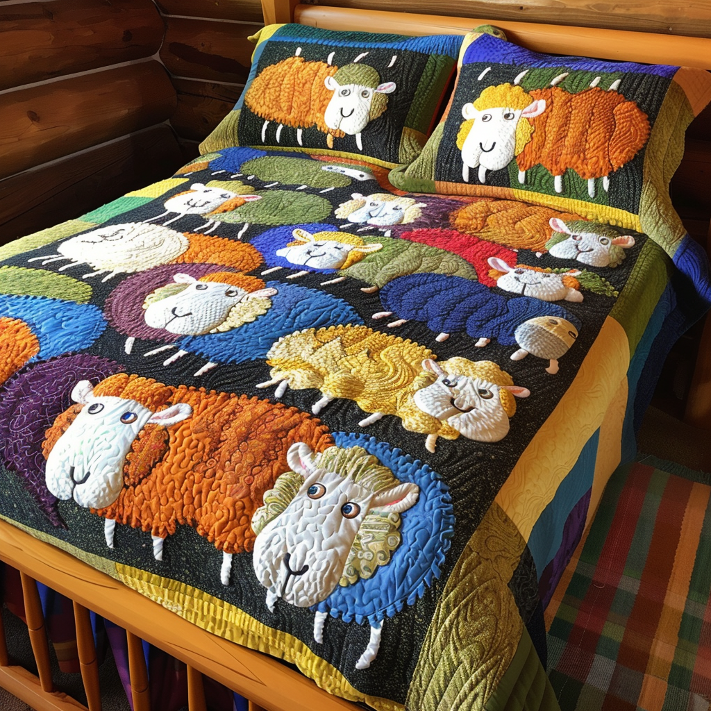 Sheep TAI040624041 Quilt Bedding Set