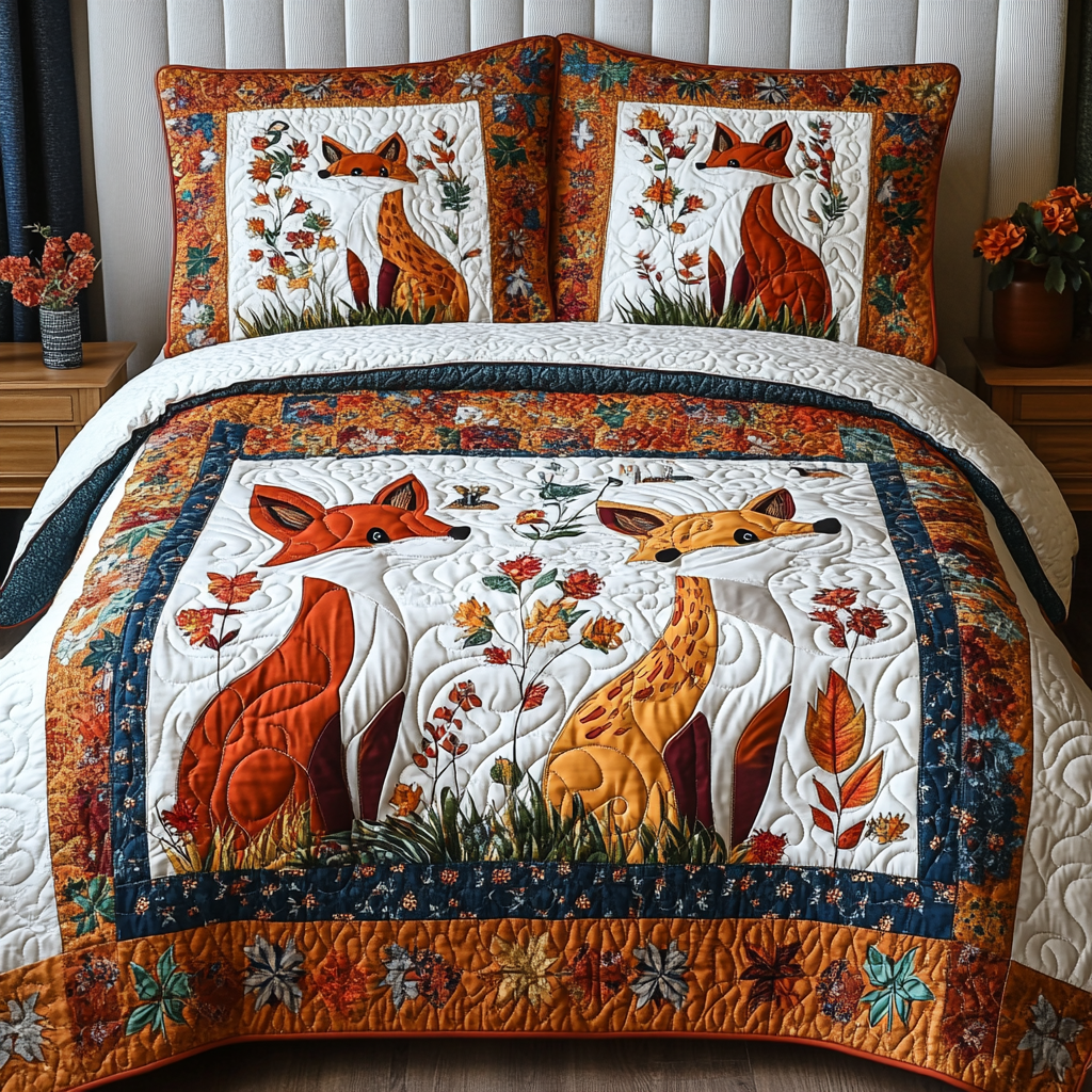 Fox DAI281124162 Quilt Bedding Set