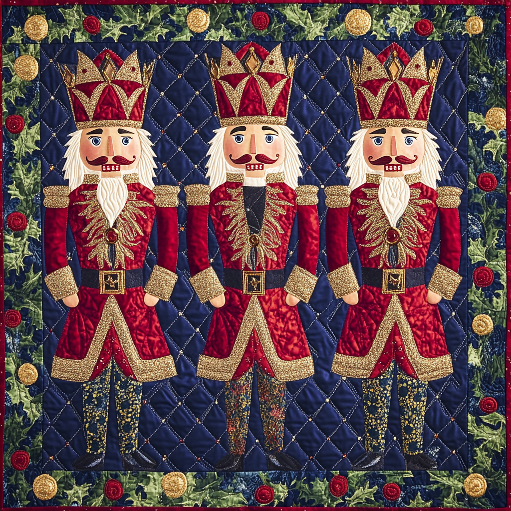 Christmas Nutcracker TAI101224553 Quilted Placemats