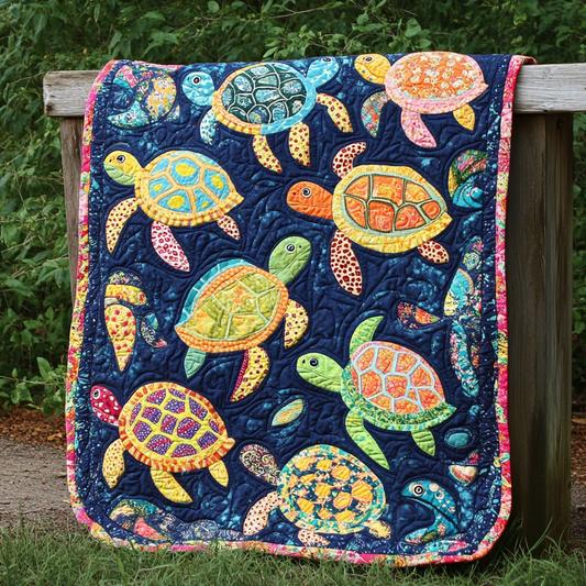 Sea Turtle TAI01102454 Quilt Blanket