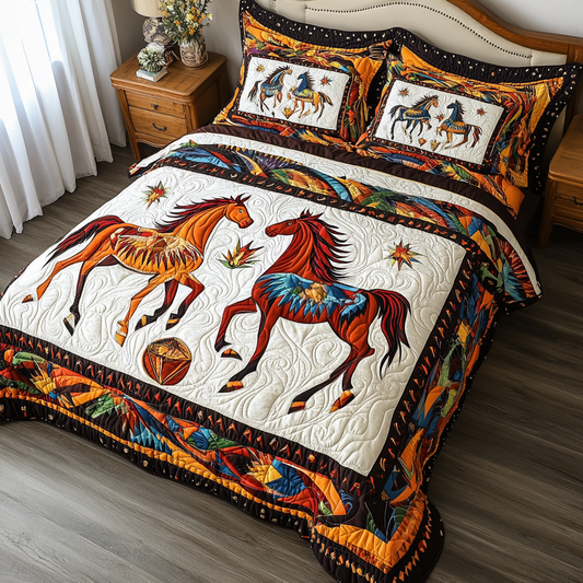 Native Horse TAI080824076 Quilt Bedding Set