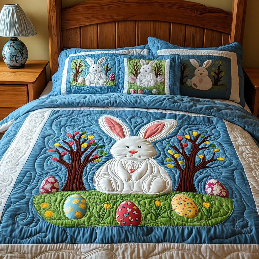 Easter Bunny DAI241224262 Quilt Bedding Set