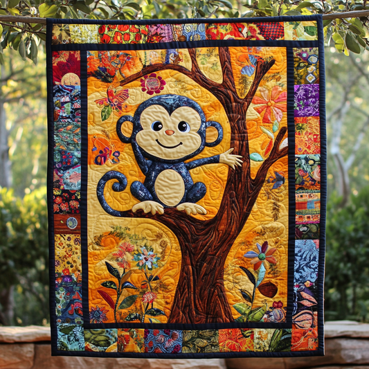 Monkey DAI301224018 Quilt Blanket