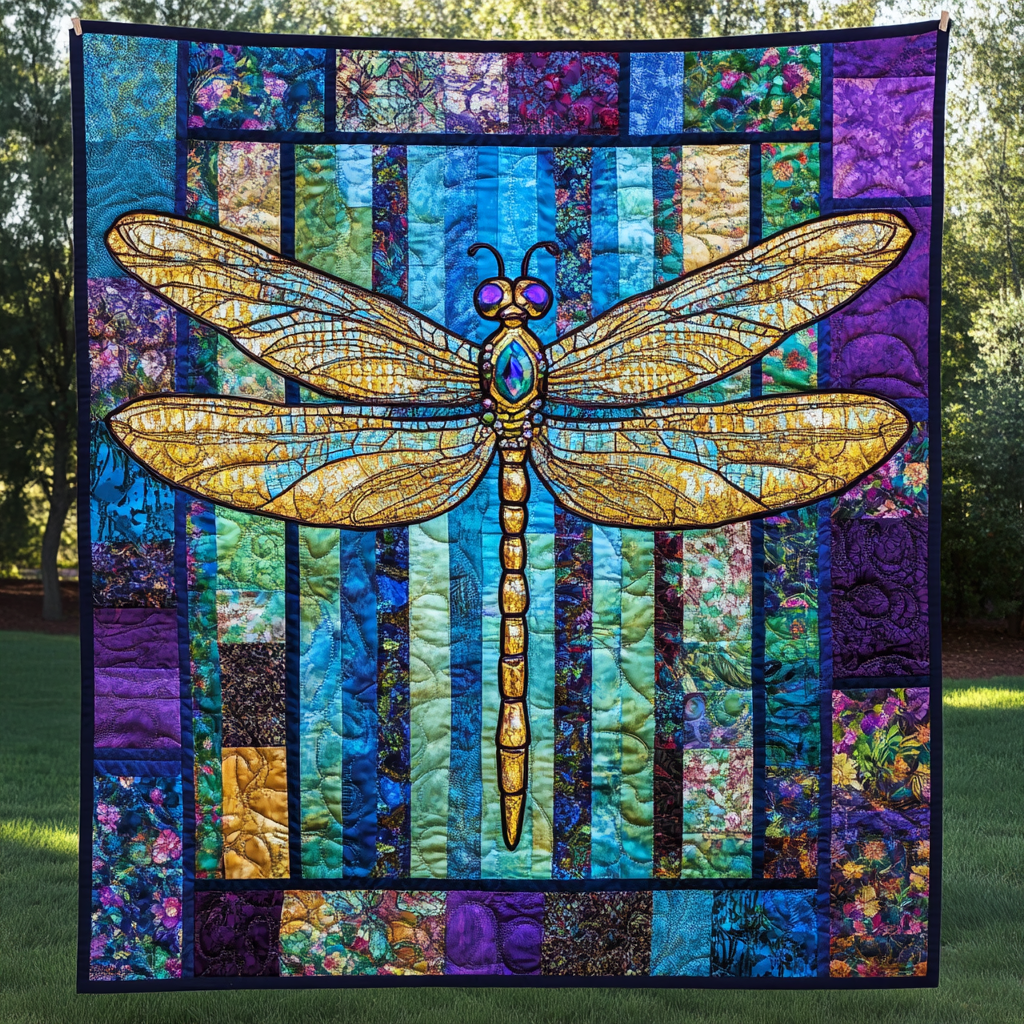 Dragonfly TAI151024421 Quilt Blanket