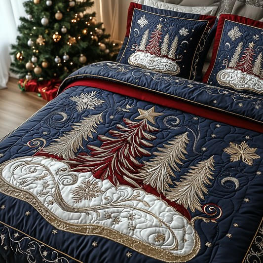 Christmas Tree TAI141124188 Quilt Bedding Set