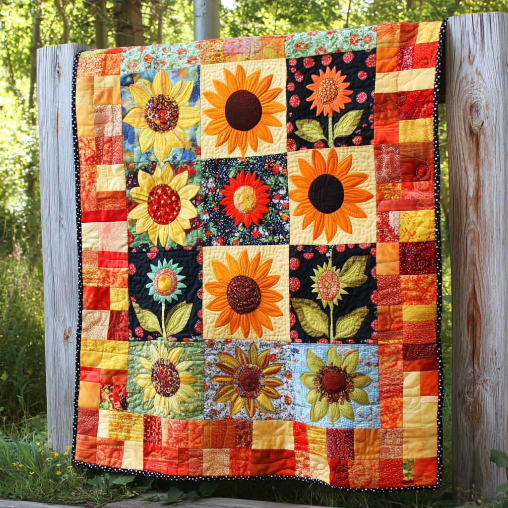 Sunflower DAI190824054 Quilt Blanket