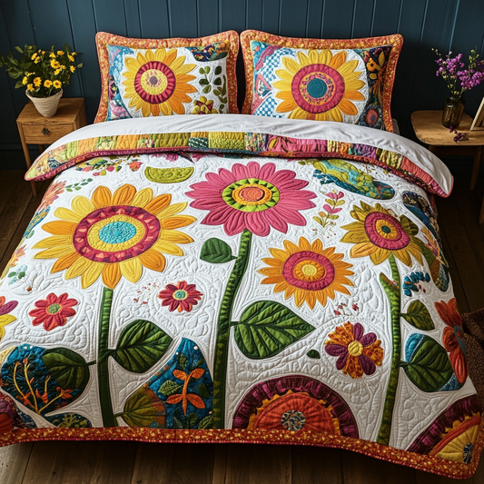 Sunflower DAI190824318 Quilt Bedding Set