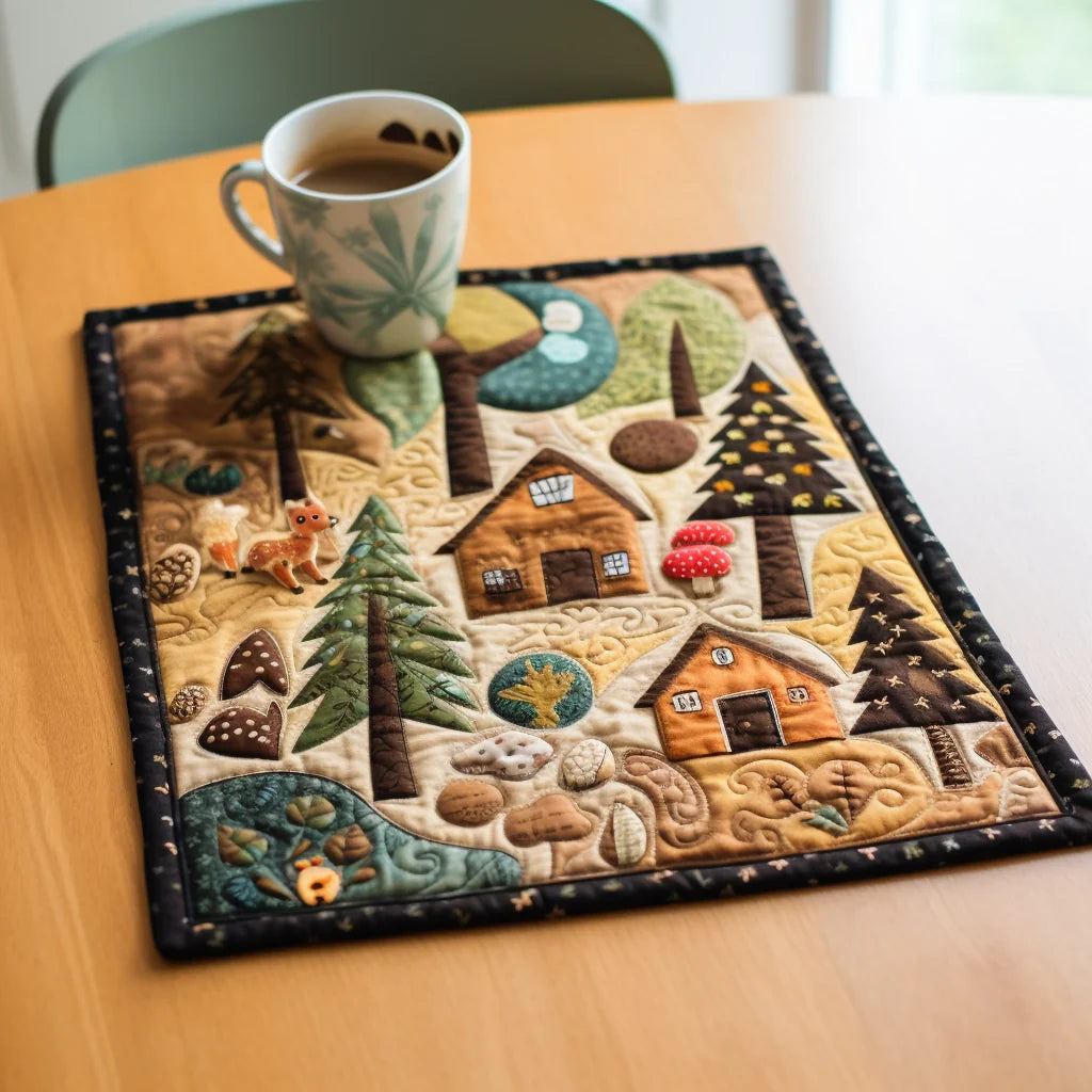 Woodland TAI040124185 Quilted Placemats