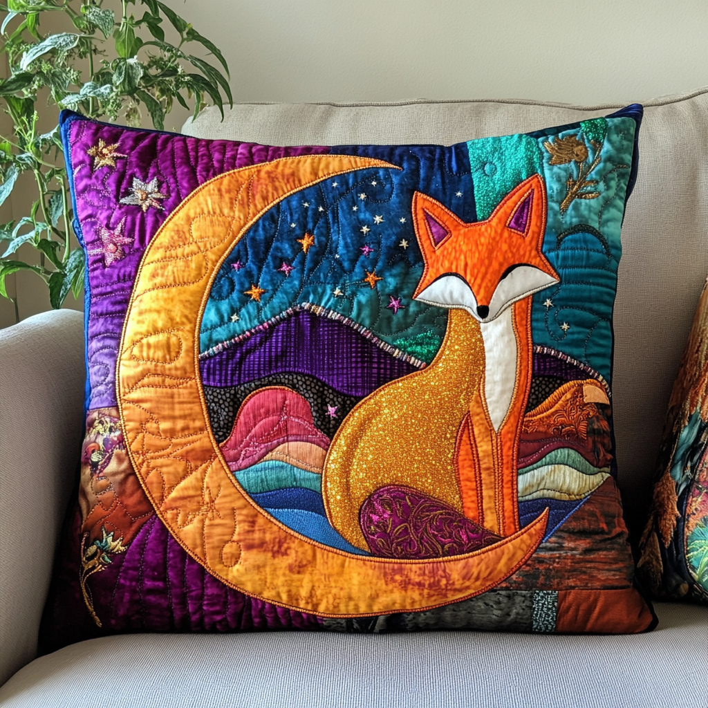 Celestial Fox DAI301224214 Quilted Pillow Case