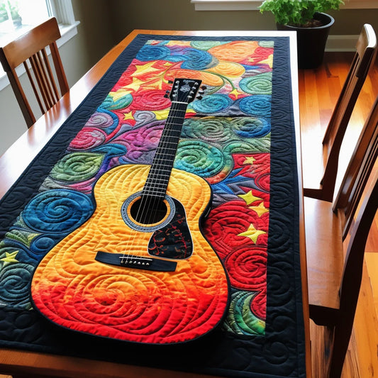 Guitar TAI07122335 Quilted Table Runner