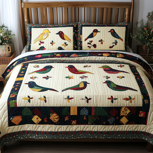 Bird DAI280824212 Quilt Bedding Set