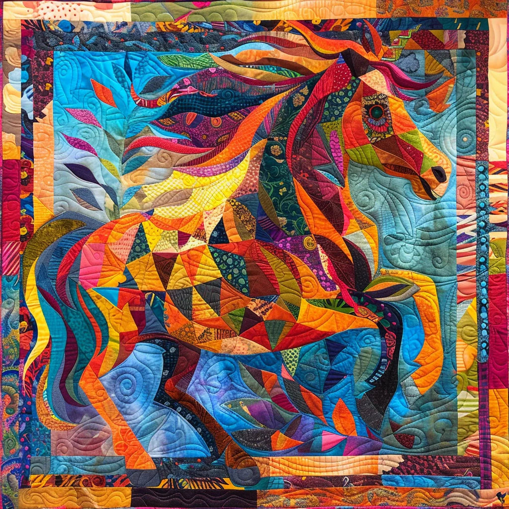 Horse TAI240424128 Quilt Blanket