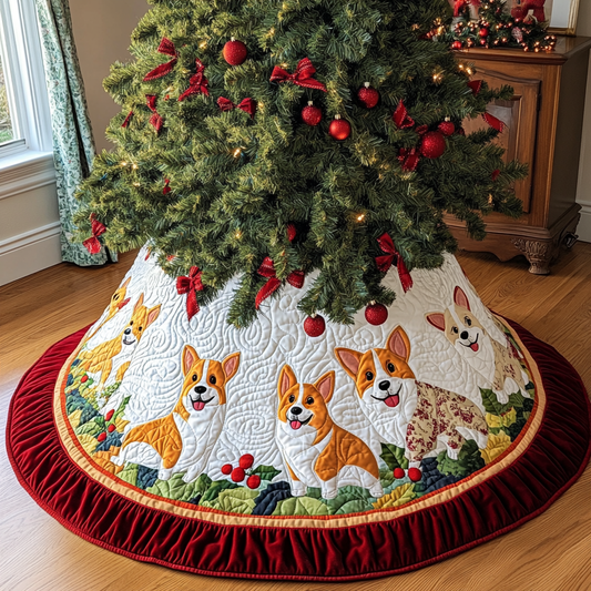 Corgi TAI041024191 Quilted Tree Skirt