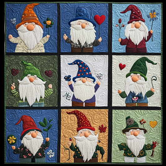 Gnomes TAI151024409 Quilt Blanket