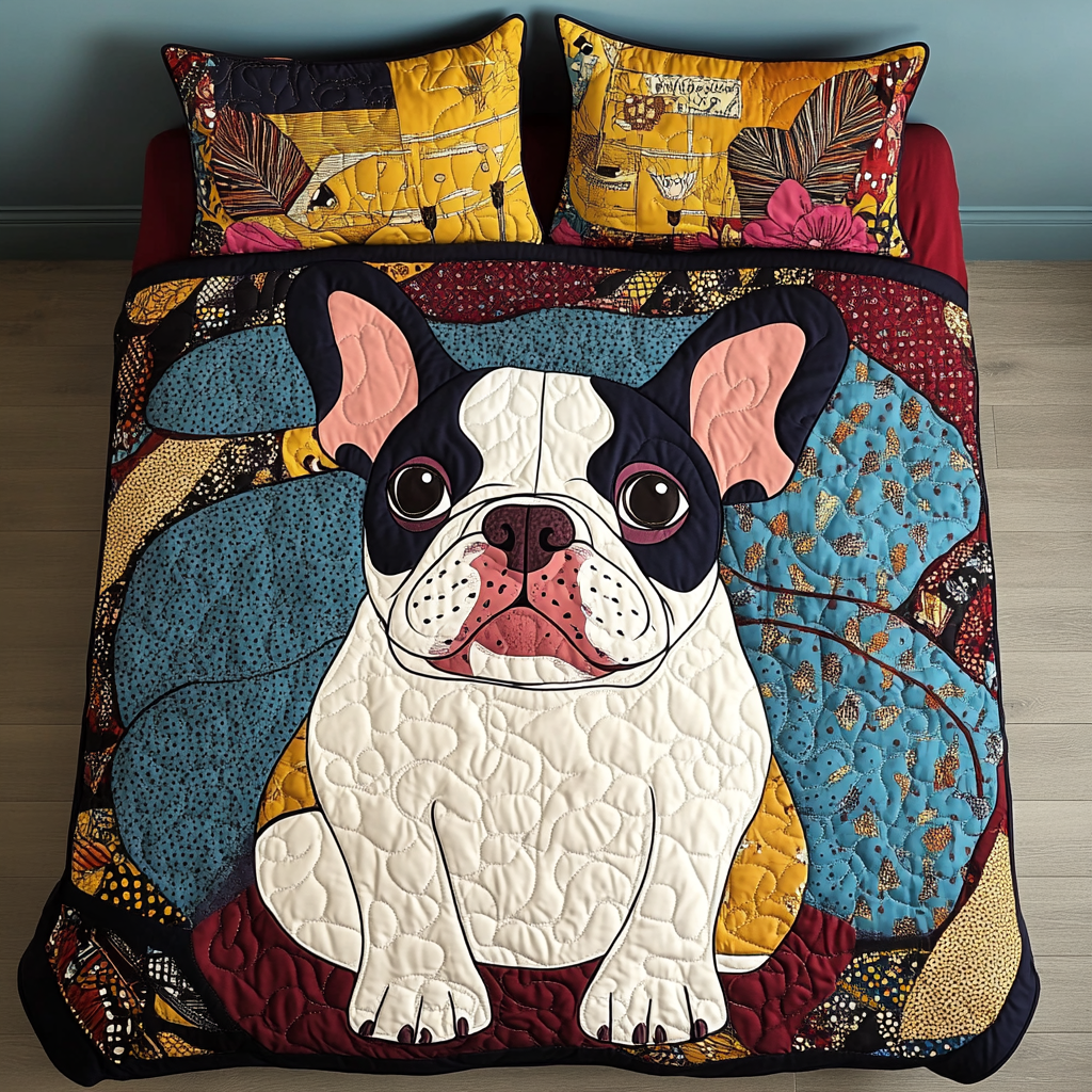 French Bulldog TAI181024141 Quilt Bedding Set