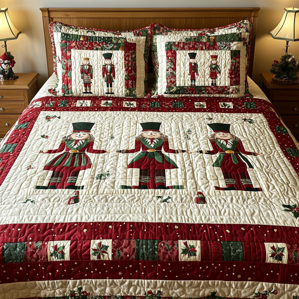 Nutcracker DAI190824252 Quilt Bedding Set