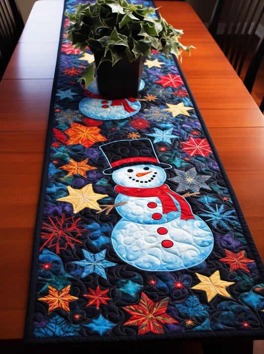 Snowman TAI15112324 Quilted Table Runner