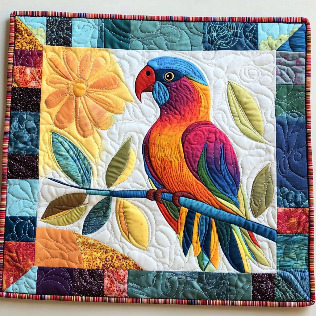 Parrot DAI281124191 Quilted Placemats