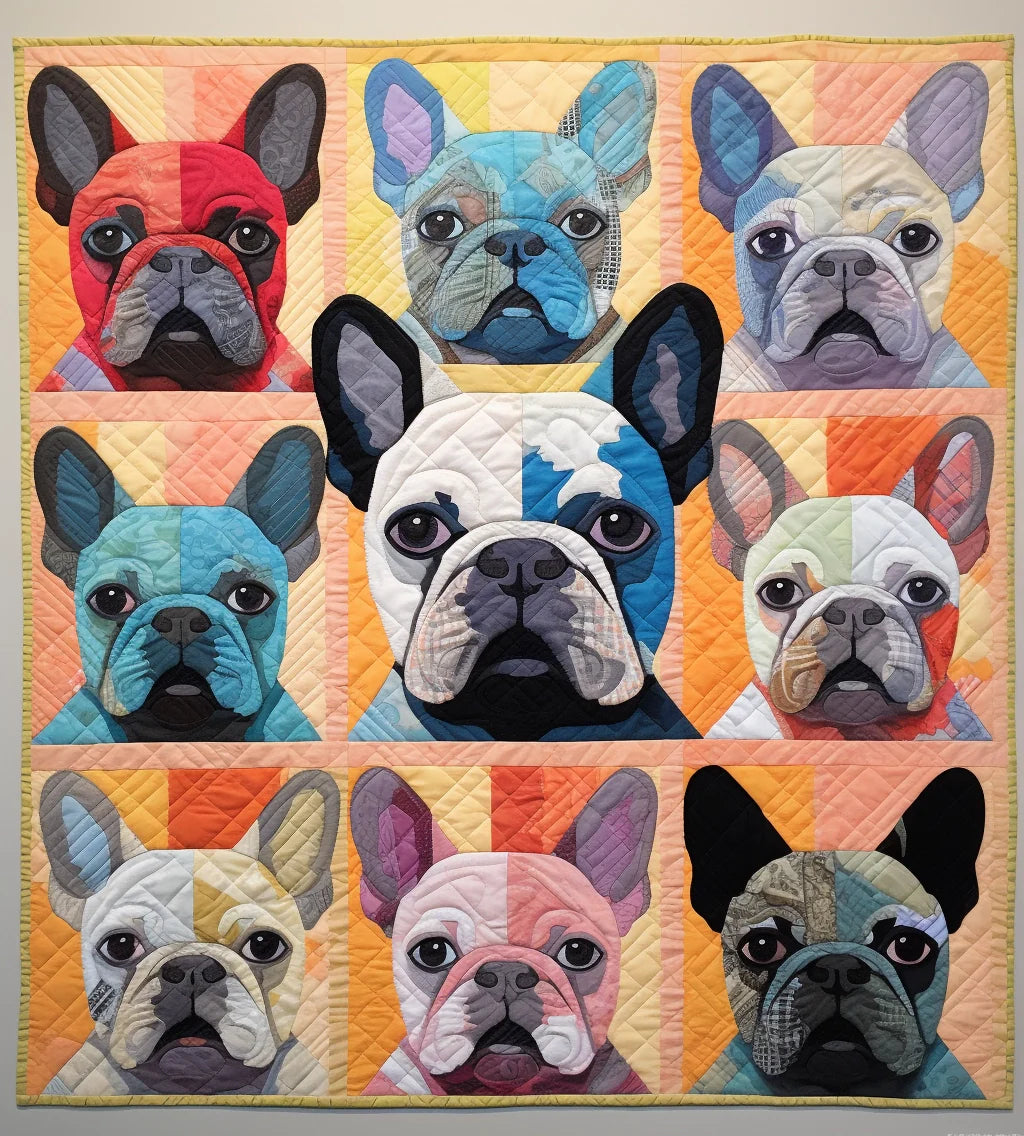 French Bulldog TAI13112358 Quilt Blanket