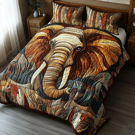 Elephant TAI181024199 Quilt Bedding Set