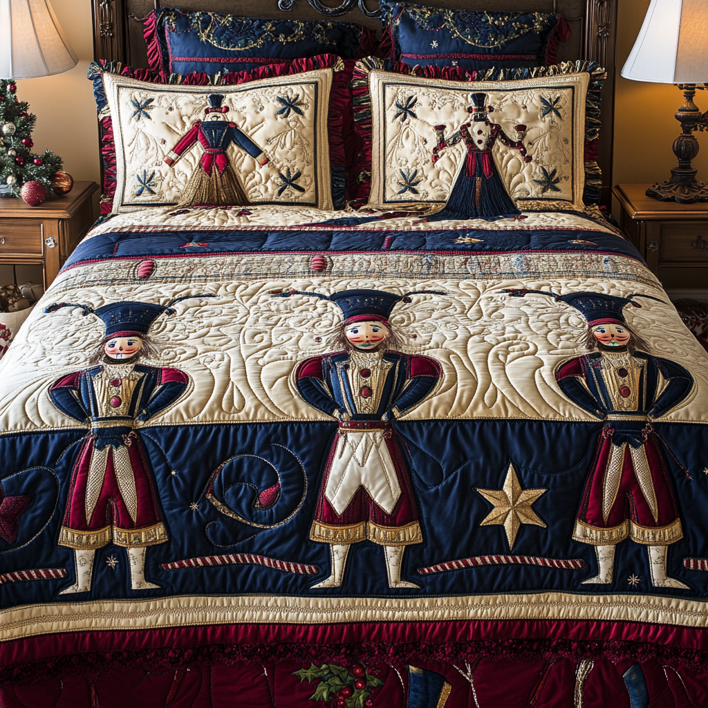 Nutcracker DAI190824246 Quilt Bedding Set