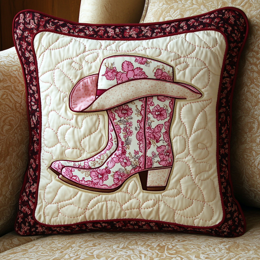 Cowgirl DAI090125327 Quilted Pillow Case