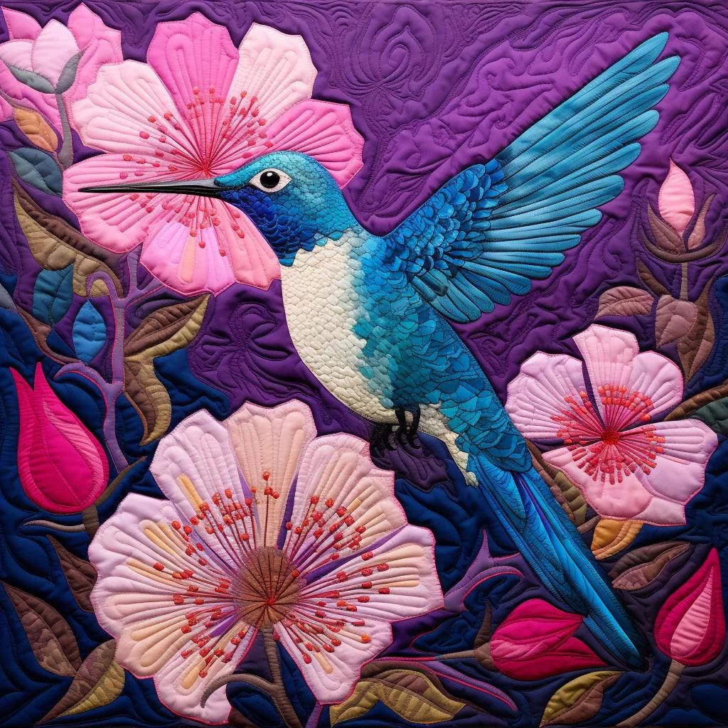 Hummingbird BL11112317 Quilt Blanket