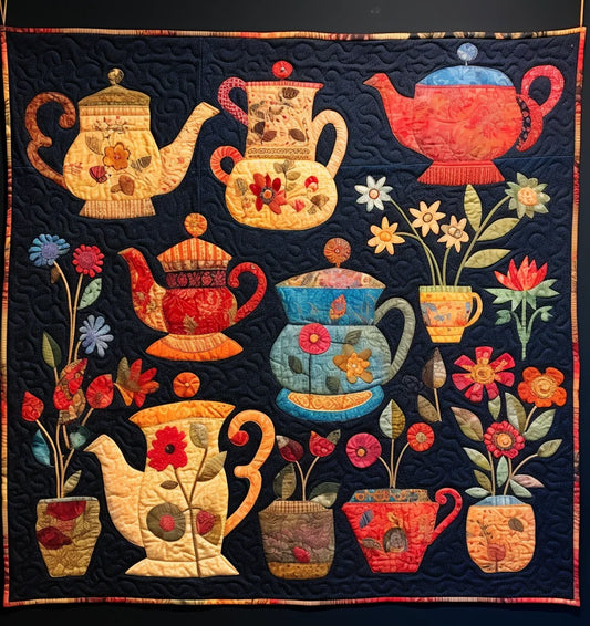 Teapot TAI260224013 Quilt Blanket