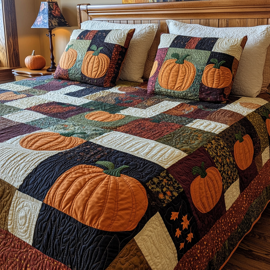 Pumpkin TAI021024225 Quilt Bedding Set