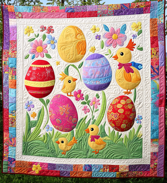 Easter Chick And Egg DAI301224007 Quilt Blanket