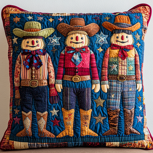 Cowboy Nutcracker DAI241224095 Quilted Pillow Case